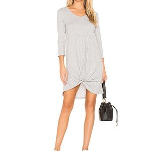 Bobi Supreme Jersey Knot Front Dress